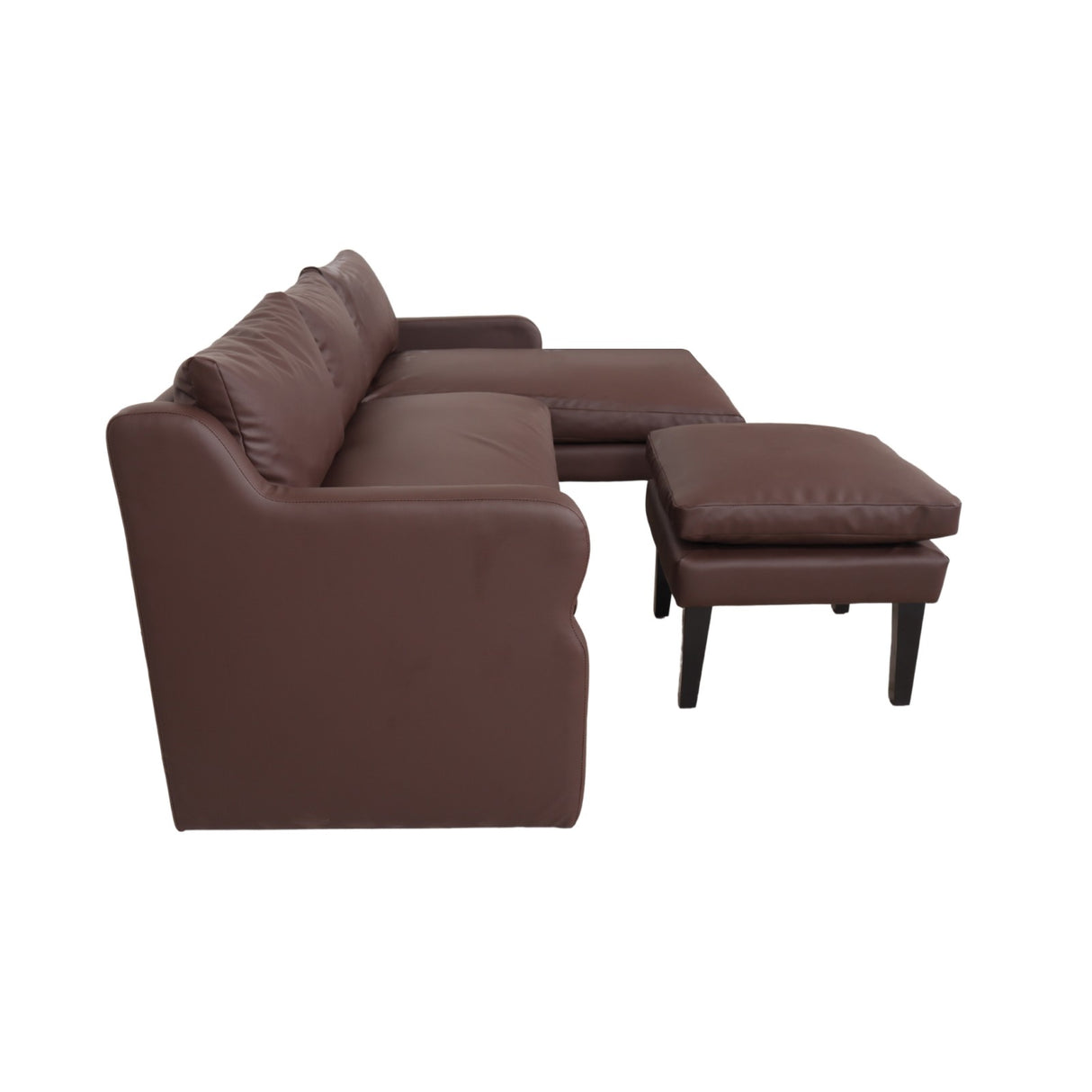 CHOLO L-Shape Sofa with Ottoman Affordahome