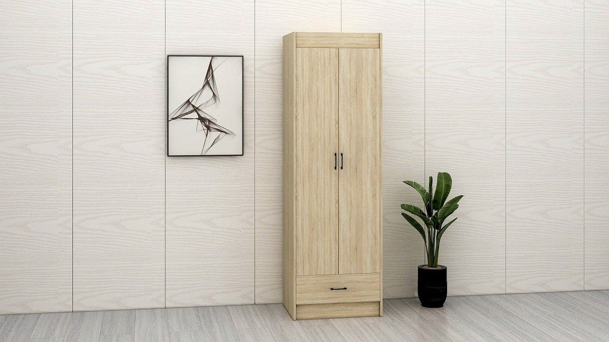 CARMINE 2 Door Wardrobe Affordahome