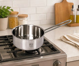 Shallow-bottom 3-layer stainless steel pot KU Shp141316