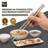 Stainless steel chopsticks set SK-C04-1