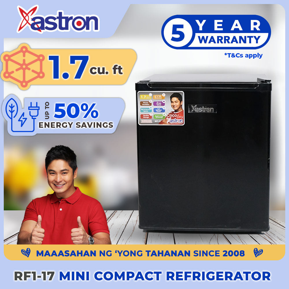 ASTRON RF1-17 1.7 CU FF. MINI COMPACT REFRIGERATOR Astron