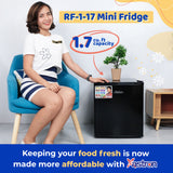 ASTRON RF1-17 1.7 CU FF. MINI COMPACT REFRIGERATOR Astron
