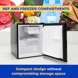 ASTRON RF1-17 1.7 CU FF. MINI COMPACT REFRIGERATOR Astron