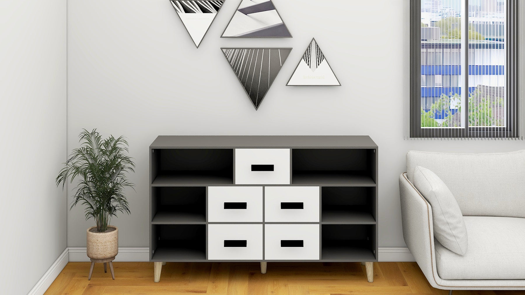 OMEGA Back with Drawers AF Home