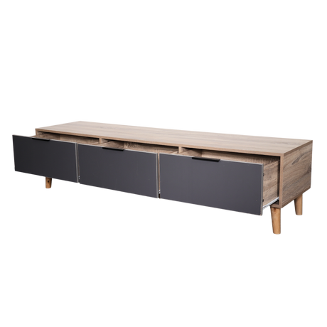 COOPER 3-Drawer TV Rack Affordahome