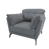 WILLY 1-Seater Fabric Sofa Furnigo