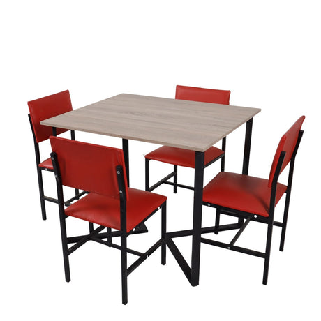 CROSS Dining Set 4 Seater Affordahome