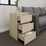 NAOMI 3-Drawer Side Table Affordahome