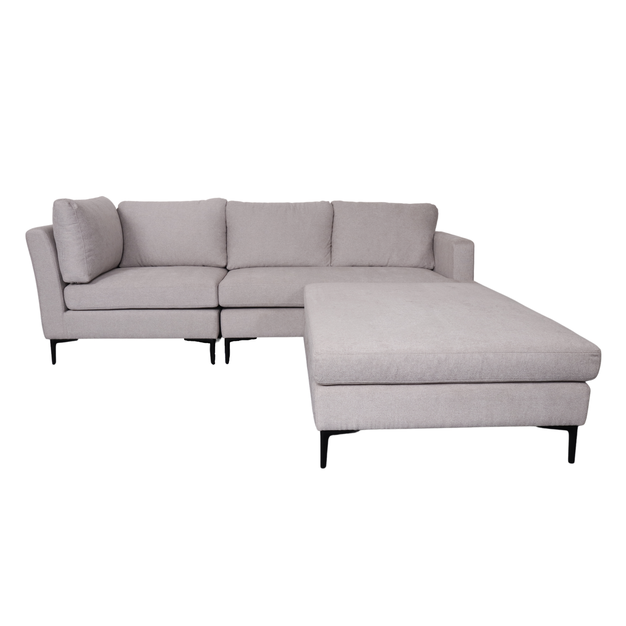 LUCILLE L-Shape Fabric Sofa AF Home