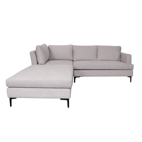 LUCILLE L-Shape Fabric Sofa Furnigo