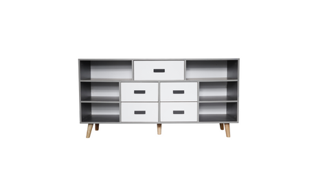 OMEGA Back Cabinet with Drawers Affordahome