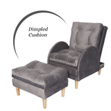 FIONA Reclining Fabric Chair Affordahome