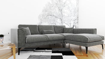 SCOTT L-Shape Fabric Sofa AF Home