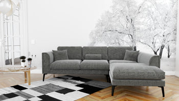 SCOTT L-Shape Fabric Sofa AF Home