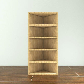 DECKER Corner Bookshelf Affordahome