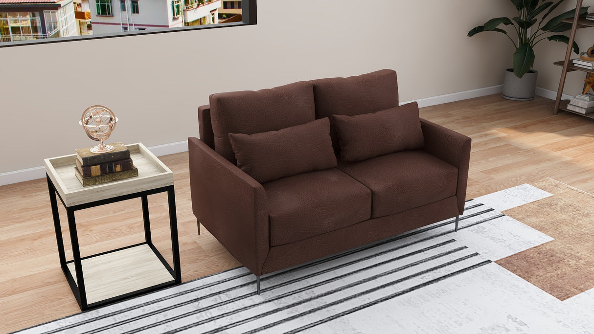 ASTRID 2-Seater Leather Sofa Furnigo