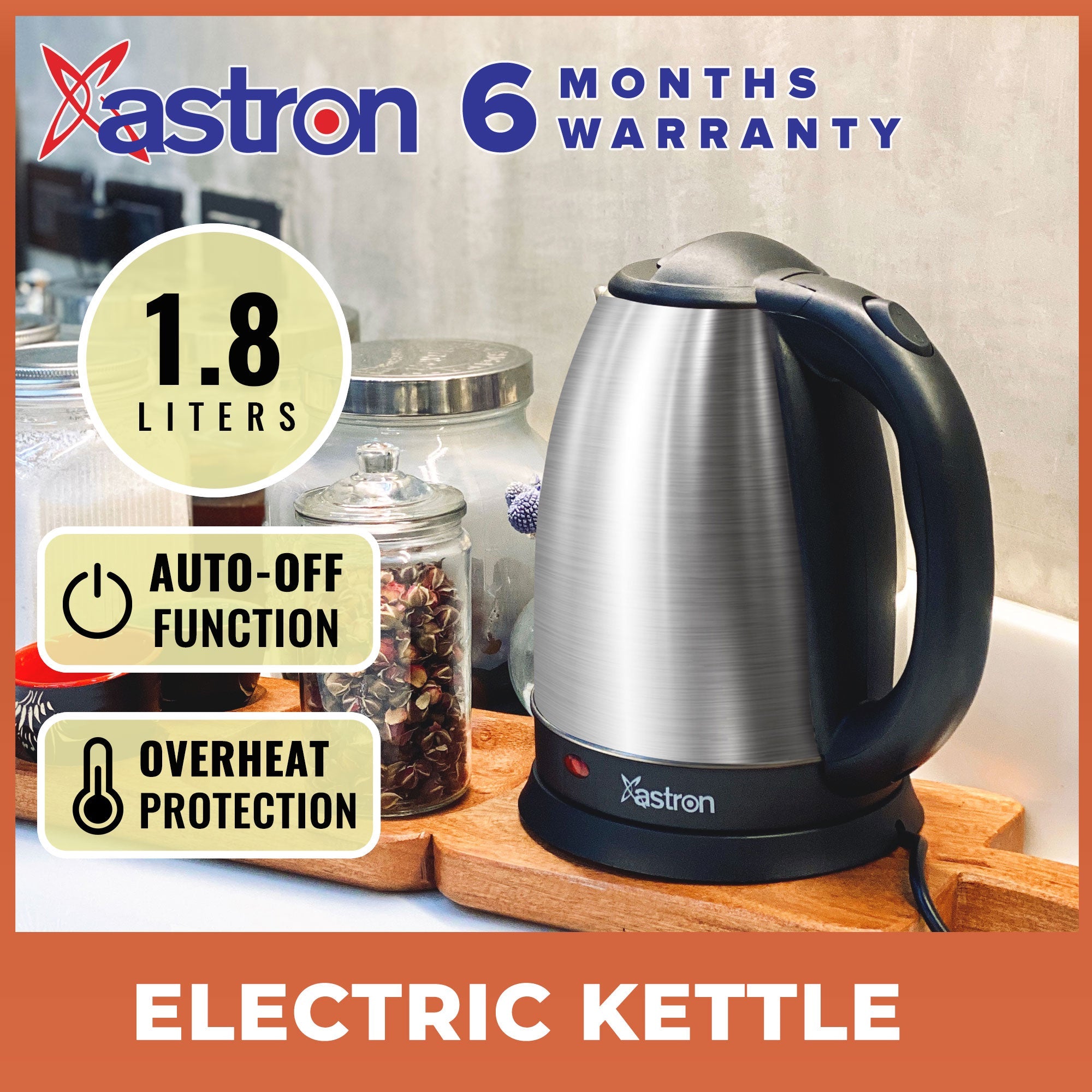 1.8 deals litre kettle