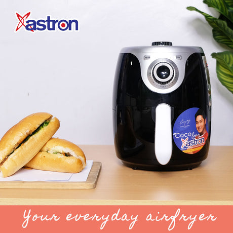 ASTRON AF250-M 2.5L IINERPOT, 3.6L OUTERPOT AIRFRYER COMPACT (1000W) Astron