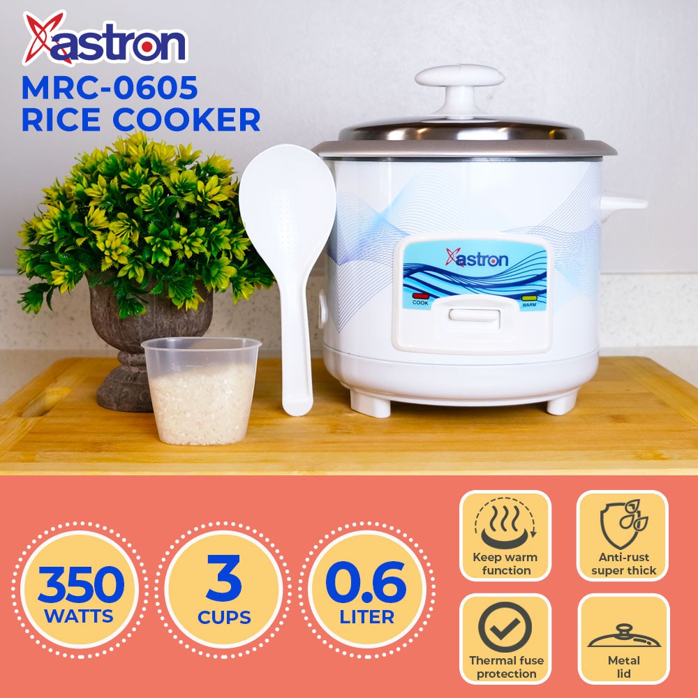 ASTRON MRC-0605 0.6L Rice Cooker Astron