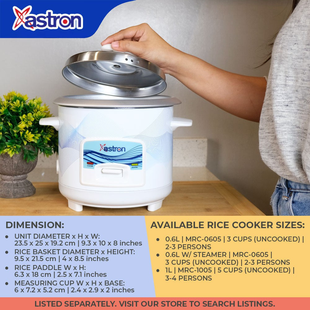 ASTRON MRC-0605 0.6L Rice Cooker Astron