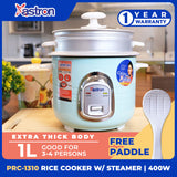 ASTRON PRC-1310 RICE COOKER (1.0L, 5 CUPS, W/ STEAMER, EXTRA THICK BODY) Astron