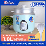 ASTRON PRC-1318 RICE COOKER (1.8L, 10 CUPS, W/ STEAMER, EXTRA THICK BODY) Astron