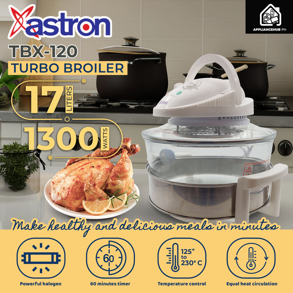 ASTRON TBX-120 TURBO BOILER (17L, 1300W) Astron