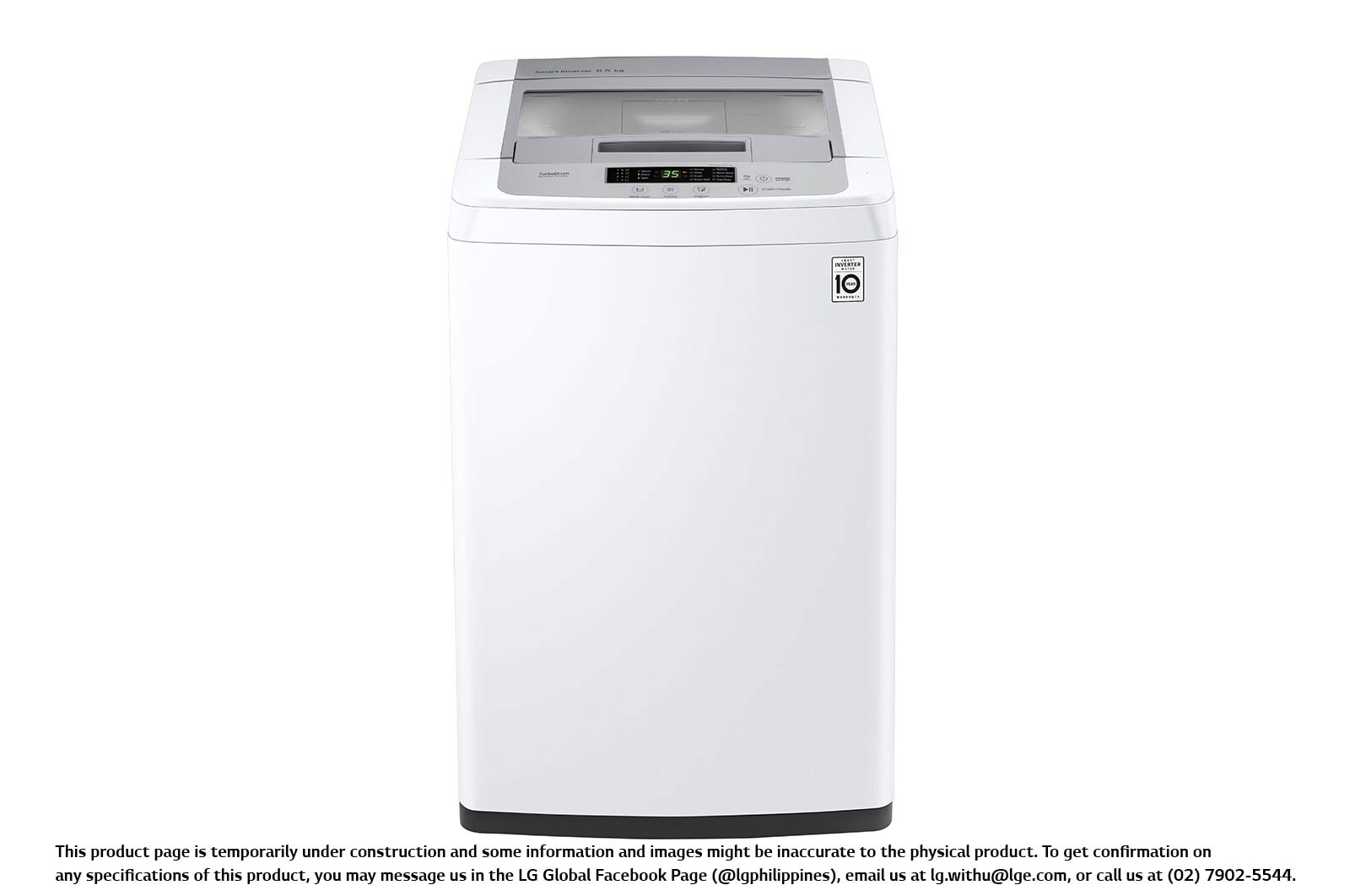 LG T2108VSPW 8KG Top Load Washing Machine LG