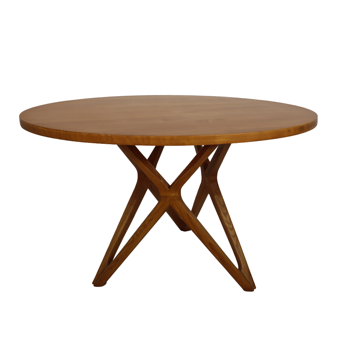 JAS Solid Wood Dining Table Furnigo