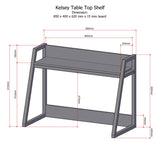 KELSEY Table Top Shelf Affordahome
