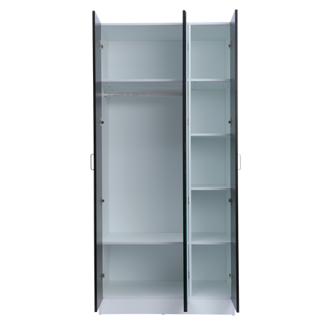 CARLTON Wardrobe with 3 mirror panel | FREE BATHROOM TOWEL | Payday Sale Affordahome