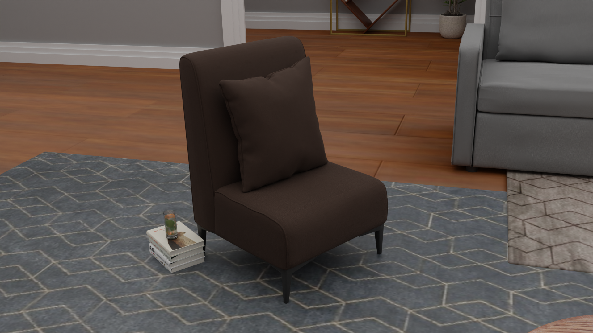 SILAS Fabric Accent Chair AF Home