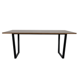 LIZ Solid Wood Dining Table Furnigo