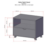 WALLY Night Stand Affordahome