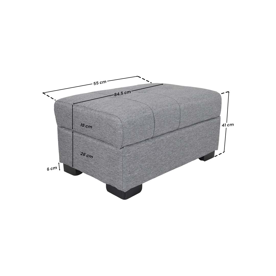 ANGELO Storage Ottoman Furnigo