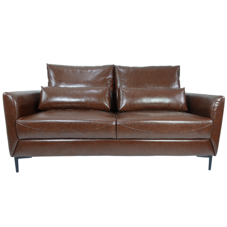 ASTRID 2-Seater Leather Sofa Furnigo