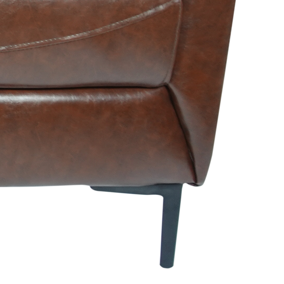 ASTRID 3-Seater Leather Sofa AF Home