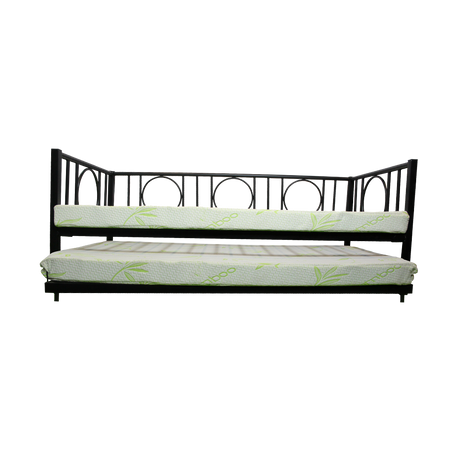 BRODY Metal Daybed w/ Pullout Furnigo