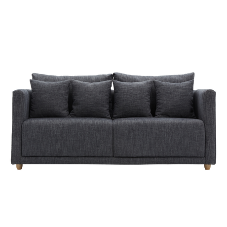 FALLON 2-Seater Fabric Sofa with Ottoman Furnigo