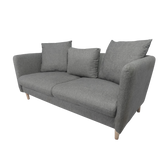 JANE 3-Seater Fabric Sofa Furnigo