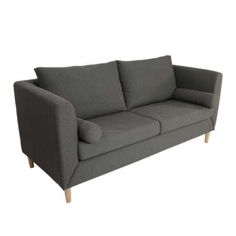 JASMIN 2 Seater Fabric Sofa with Pillows Affordahome