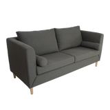 JASMIN 3 Seater Fabric Sofa with Pillows Furnigo