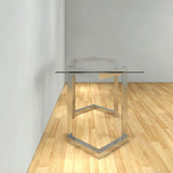 KORTEL Stainless Steel Dining Table (4-6 Seater) Furnigo