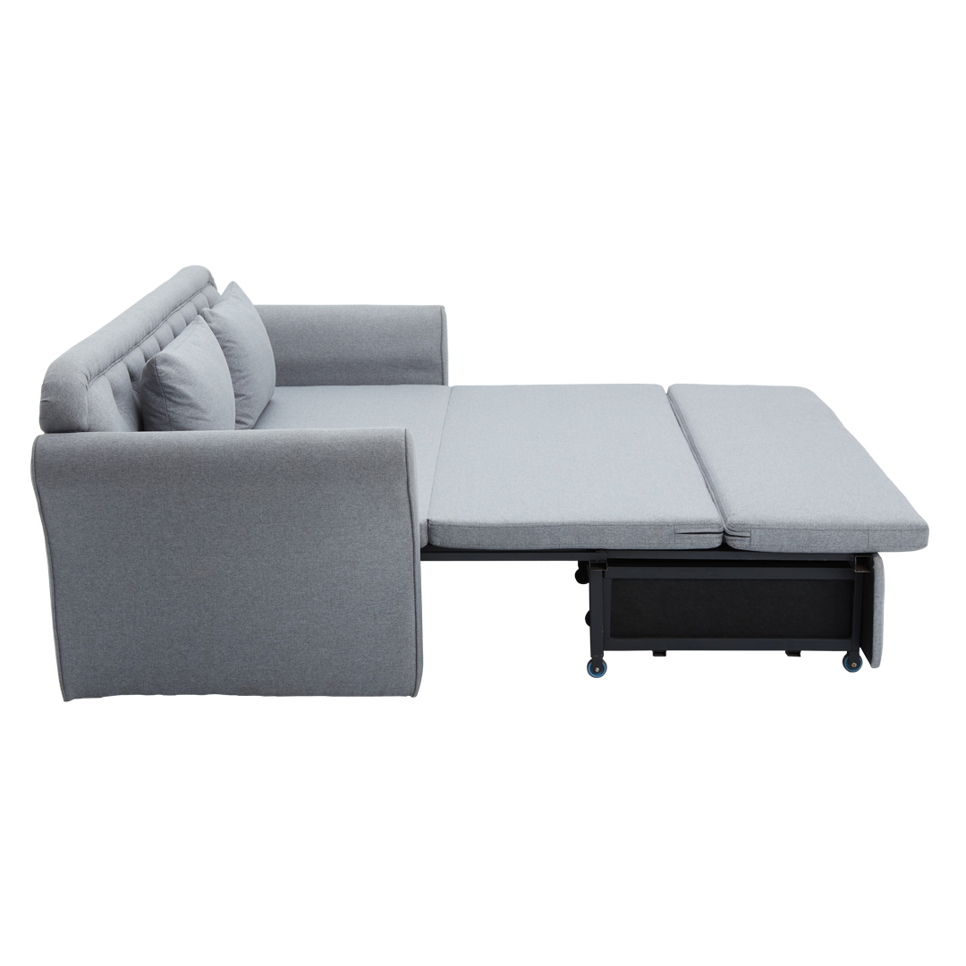 MCKENNA Fabric Sofabed with Storage Furnigo