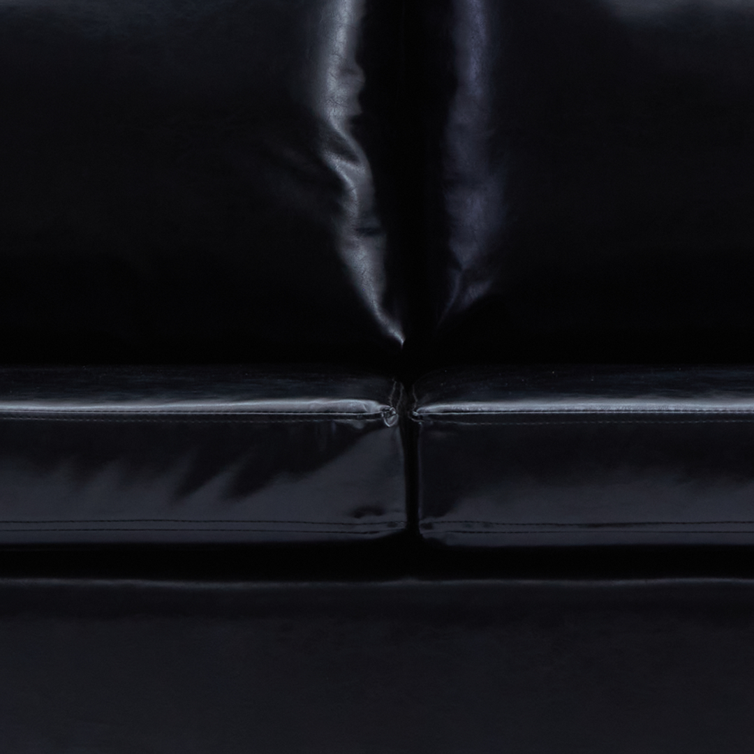 SANDER 3-Seater Leather Sofa AF Home