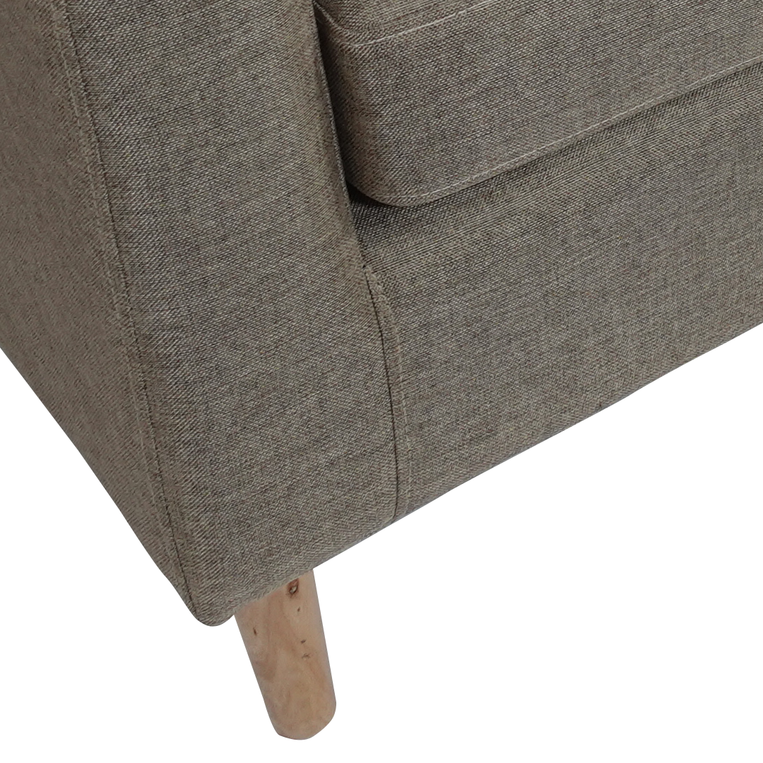 SANDY 2-Seater Fabric Sofa with Pillows Furnigo