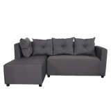 SARAH Corner L-Shape Fabric Sofa Affordahome