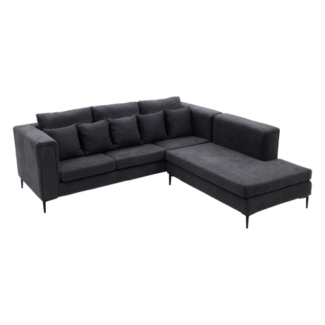 SCOTT L-Shape Fabric Sofa Furnigo