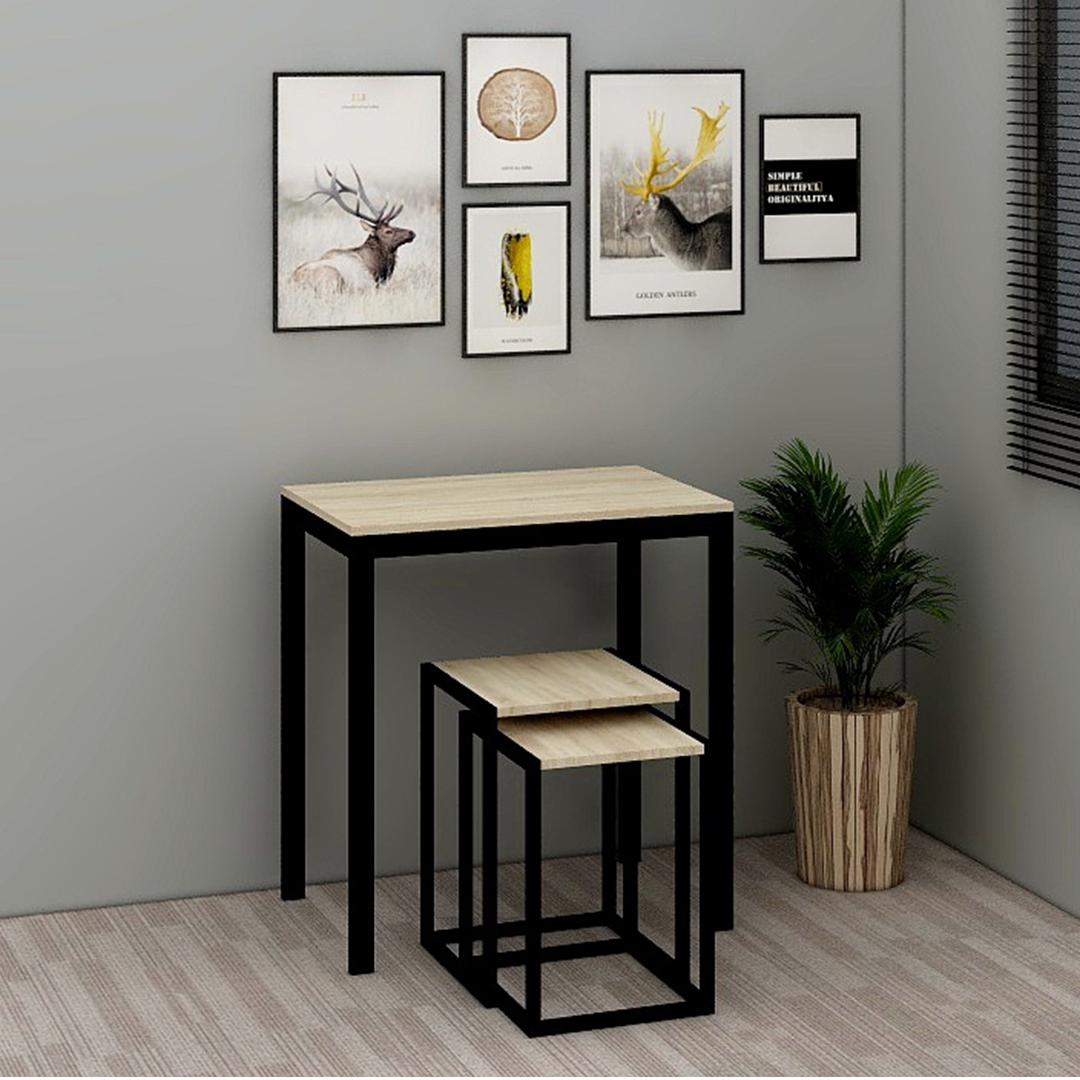 VENICE Study Table with Nesting Stool Affordahome Furniture