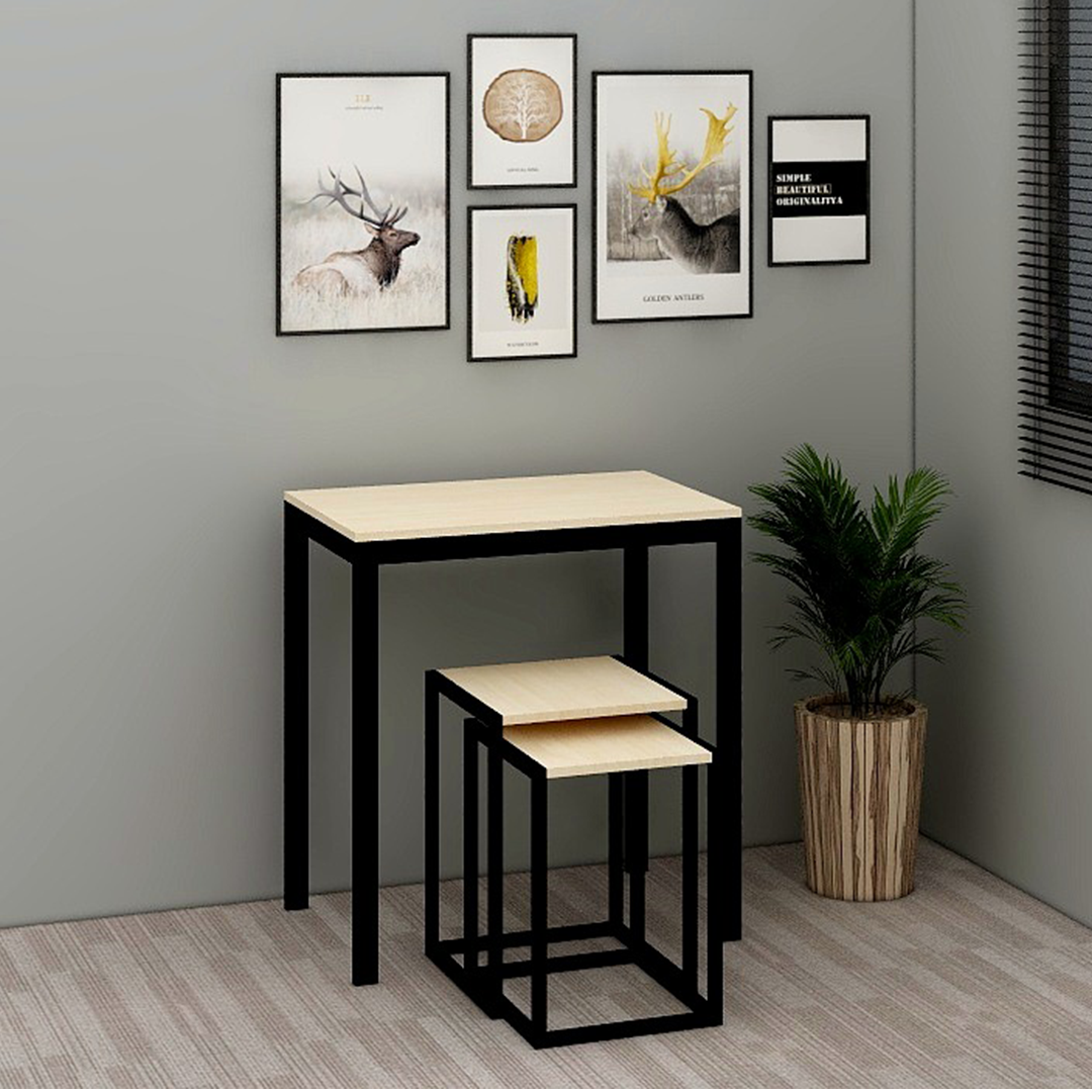 VENICE Study Table with Nesting Stool Affordahome Furniture